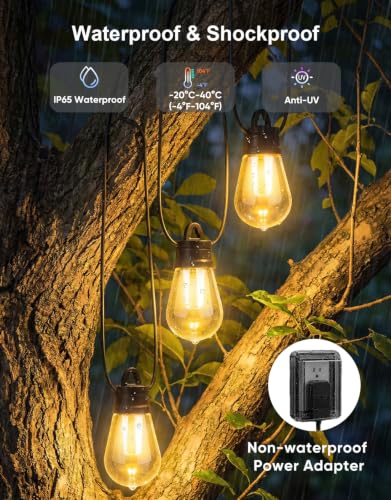 RGBW Outdoor String Lights 100ft (100FT)