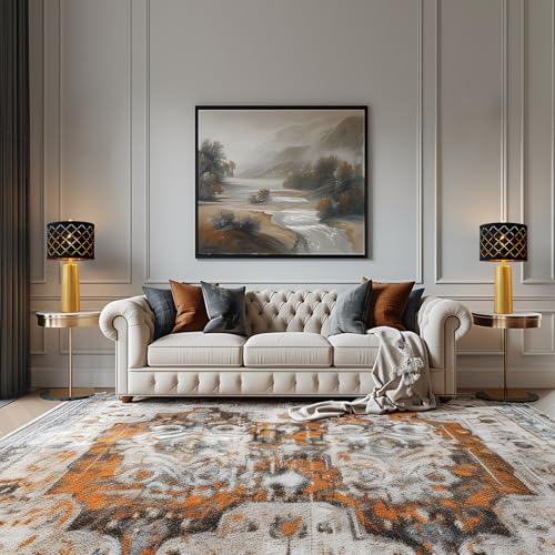 Set of 2 Modern Table Lamps for Living Room Bedroom (2 Count)