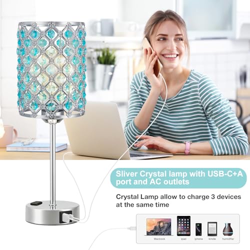 Crystal Lamp for Night Stands