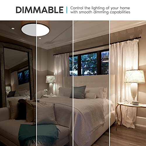 A19 LED Light Bulb 60W Equivalent 800LM 3500K Natural White (6 Count)