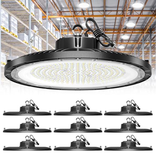 10 Pack UFO LED High Bay Light 250W 37500LM (10 Count)