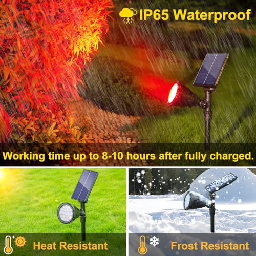 Solar Outdoor Lights Waterproof (4 Count)