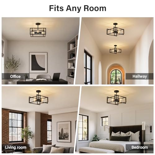 Black Ceiling Light