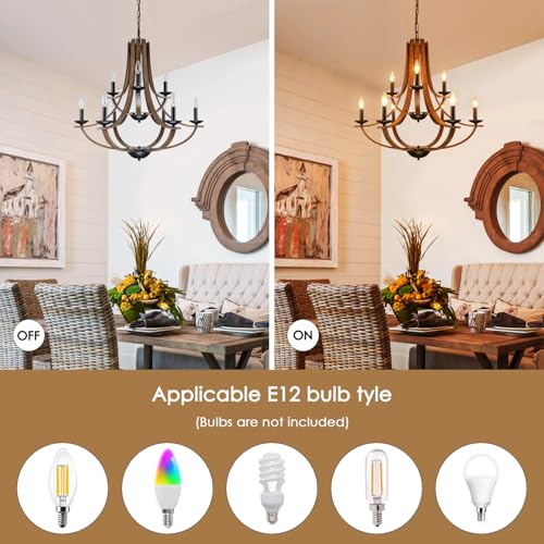 Farmhouse Chandeliers for Dining Room Light Fixture