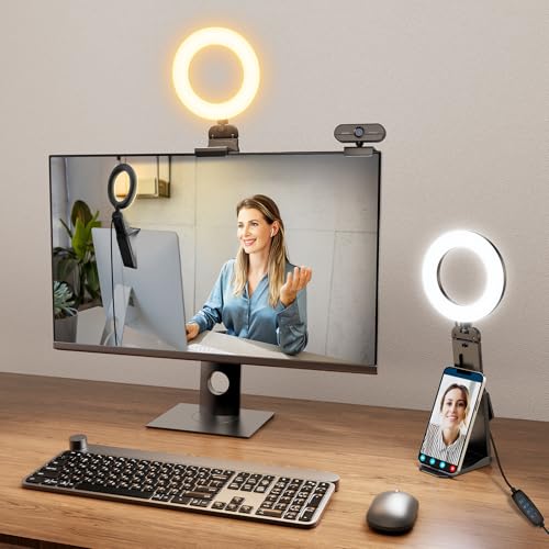 Ring Light for Laptop Desk Clip On
