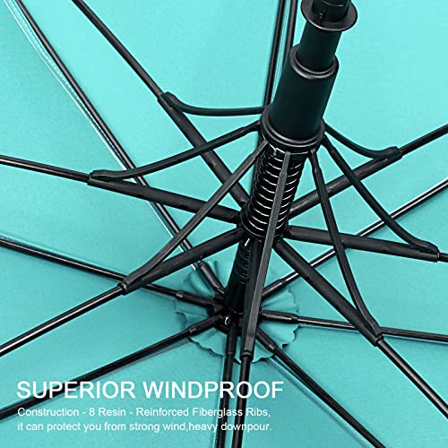 UV Golf Beach Umbrella 68”Auto Open Extra Large Sun Shade Umbrellas