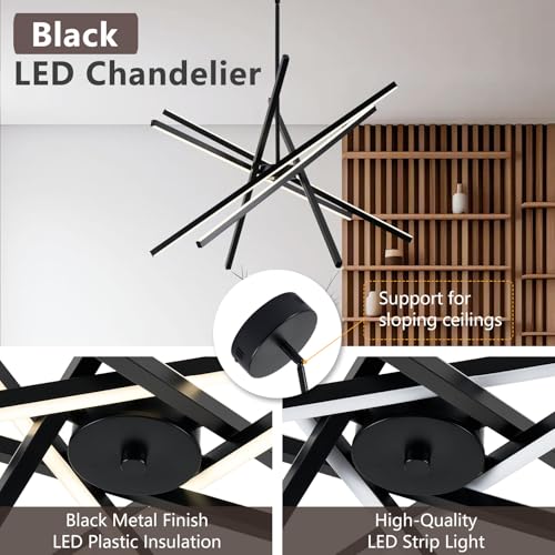 Modern Black Chandelier Light Fixtures