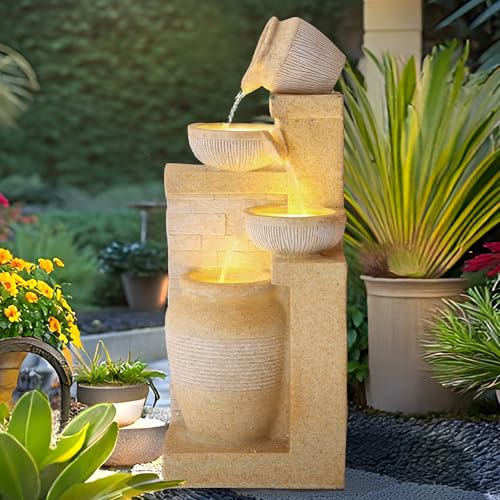 4 Tier Outdoor Indoor Water Feature Fountain