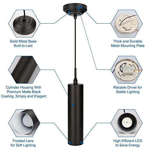 Black Pendant Light (3 Count)