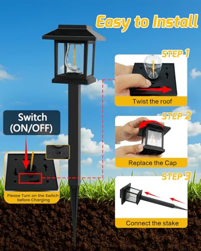 16 Pack Solar Lights Outdoor (16 Count)