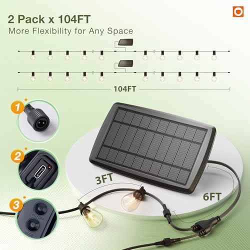 204FT 2 Pack*102FT (204 Foot)