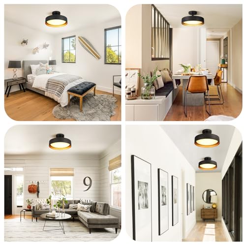 Semi Flush Mount LED Ceiling Light 4000K