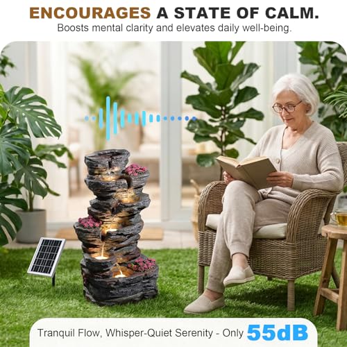 Solar Water Fountain Outdoor 6