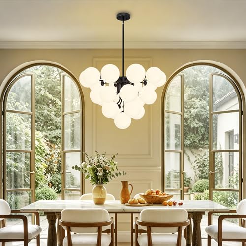 Modern Chandelier for Dining Room 23 Light Sputnik Entryway Pendant Light