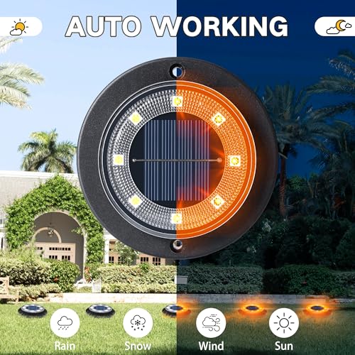 Solar Lights Outdoor Waterproof (12 Count)