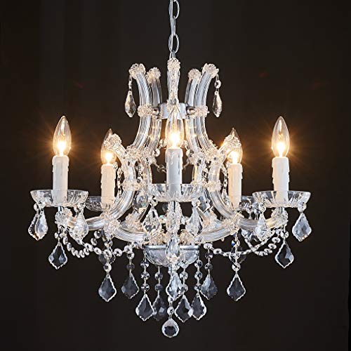 Saint Mossi 5 Light Crystal Maria Theresa Chandelier for Dining Room