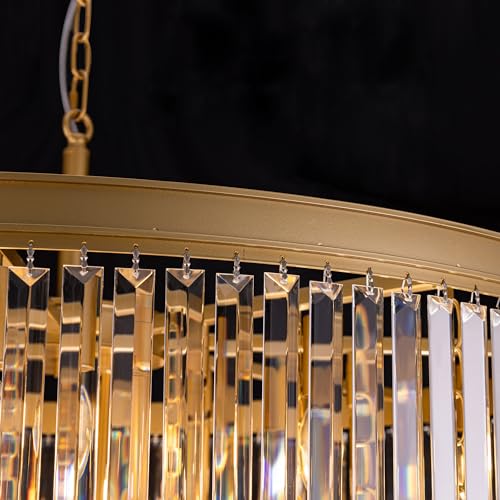 Large Crystal Chandelier for High Ceiling