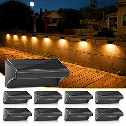 Solar Fence Lights 8 Pack (8 Count)