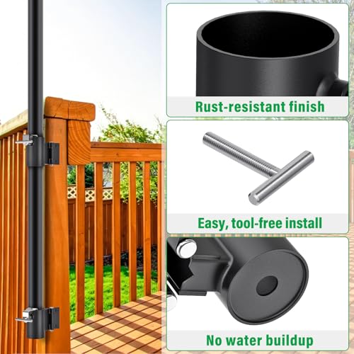 Deck Railing Umbrella Holder for 1