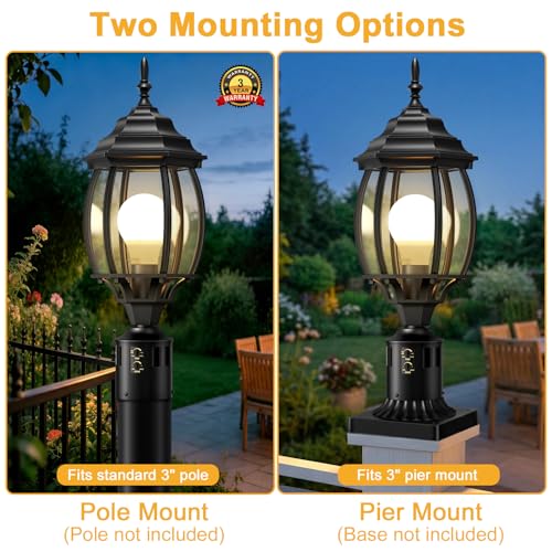 Motion Sensor Outdoor Post Lights