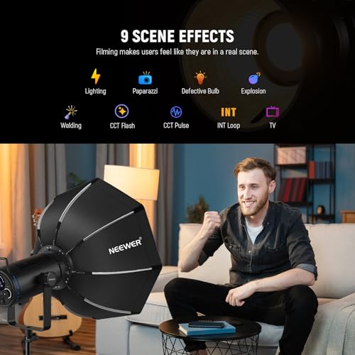 CB200 210W LED Video Light with 2.4G
