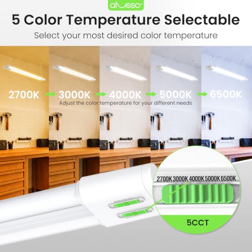 4FT Linkable LED Shop Lights (2 Count)
