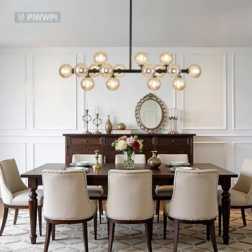 Glass Globe Sputnik Chandelier