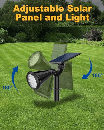 Solar Spot Lights Outdoor Color Changing (8 Count)