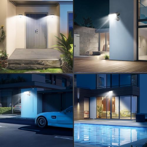 Solar Security Lights Outdoor (2 Count)