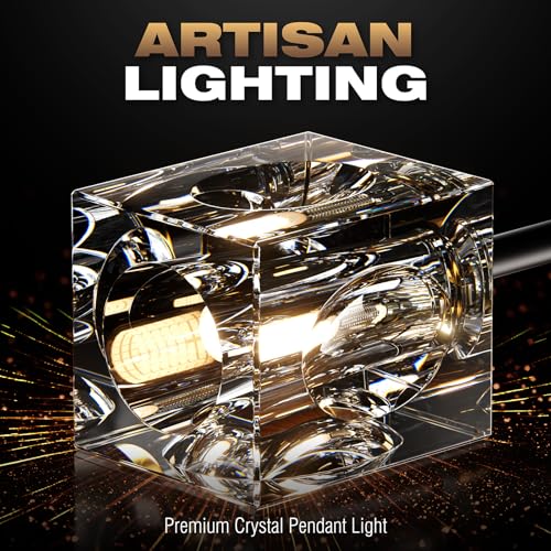 Crystal Ceiling Light Fixture with 13
