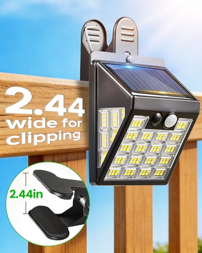 160LEDs Clip on Solar Lights Outdoor