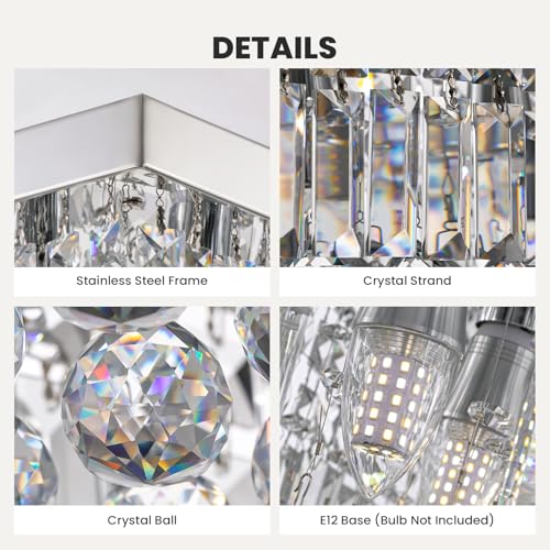 Rectangular Chandelier (13 Count)