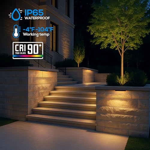 8 Pack 12 Inch LED Hardscape Lighting (8 Count)