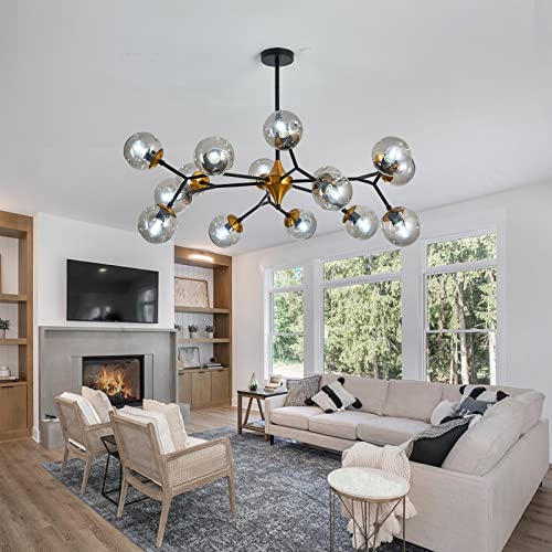 15 Light Sputnik Modern Large Chandelier