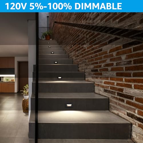 6 Pack 5CCT 120V LED Step Lights (6 Count)
