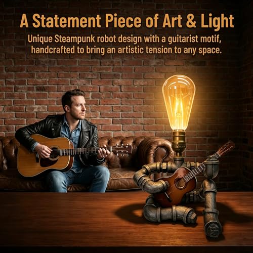 Music Guitar Table Lamp