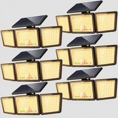 Solar Outdoor Lights Motion Sensor (6 Count)