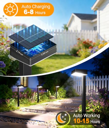 Solar Pathway Lights Outdoor (8 Count)