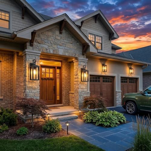 17" Large Outdoor Wall Lights for House 2 (2 Count)