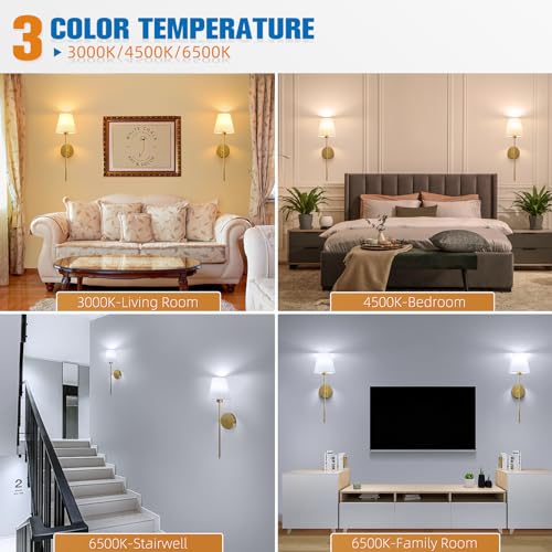 Battery Operated Wall Sconce Set of 2 (2 Count)