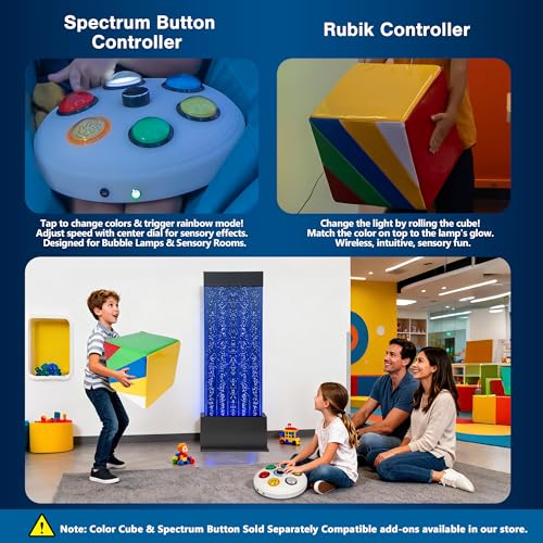 47" Indoor LED Bubble Wall Water Fountain