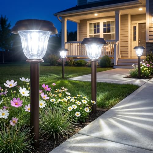 Solar Lights Outdoor (6 Count)