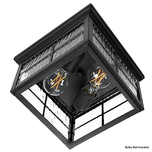 Outdoor Flush Mount Ceiling Light Fixture