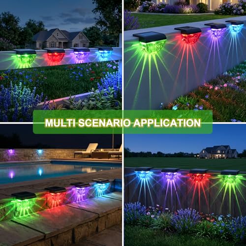 12 Pack Solar Deck Lights Outdoor