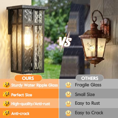 Outdoor Wall Light Fixtures (2 Count)