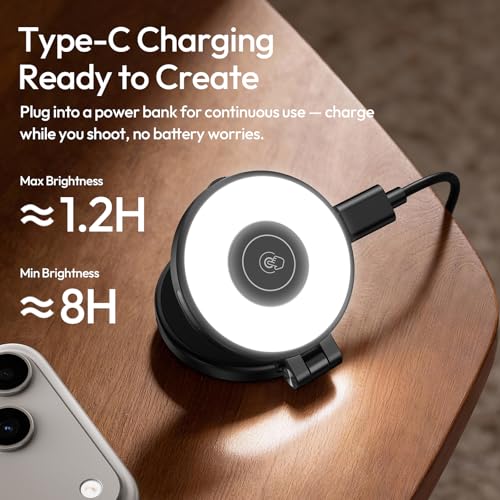 LM21 Dual Sided Magnetic Selfie Ring Light for Phone with Magsafe