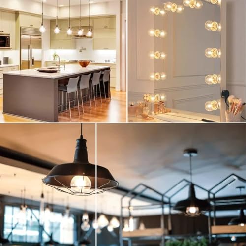 G40 Dimmable Amber LED Bulbs (2 Count)
