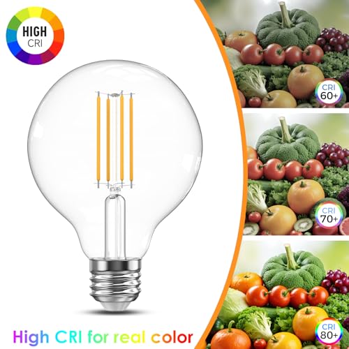 G25 LED Globe Light Bulbs for Vanity (4 Count)