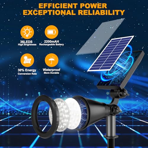 Solar Lights Outdoor Waterproof Spot Lights (3 Count)