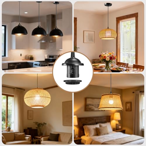 Black Pendant Light Kit
